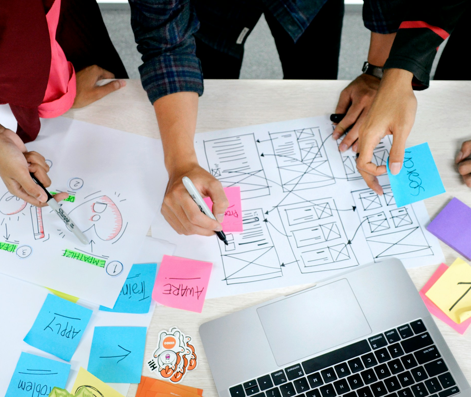 iCration team working on digital solutions