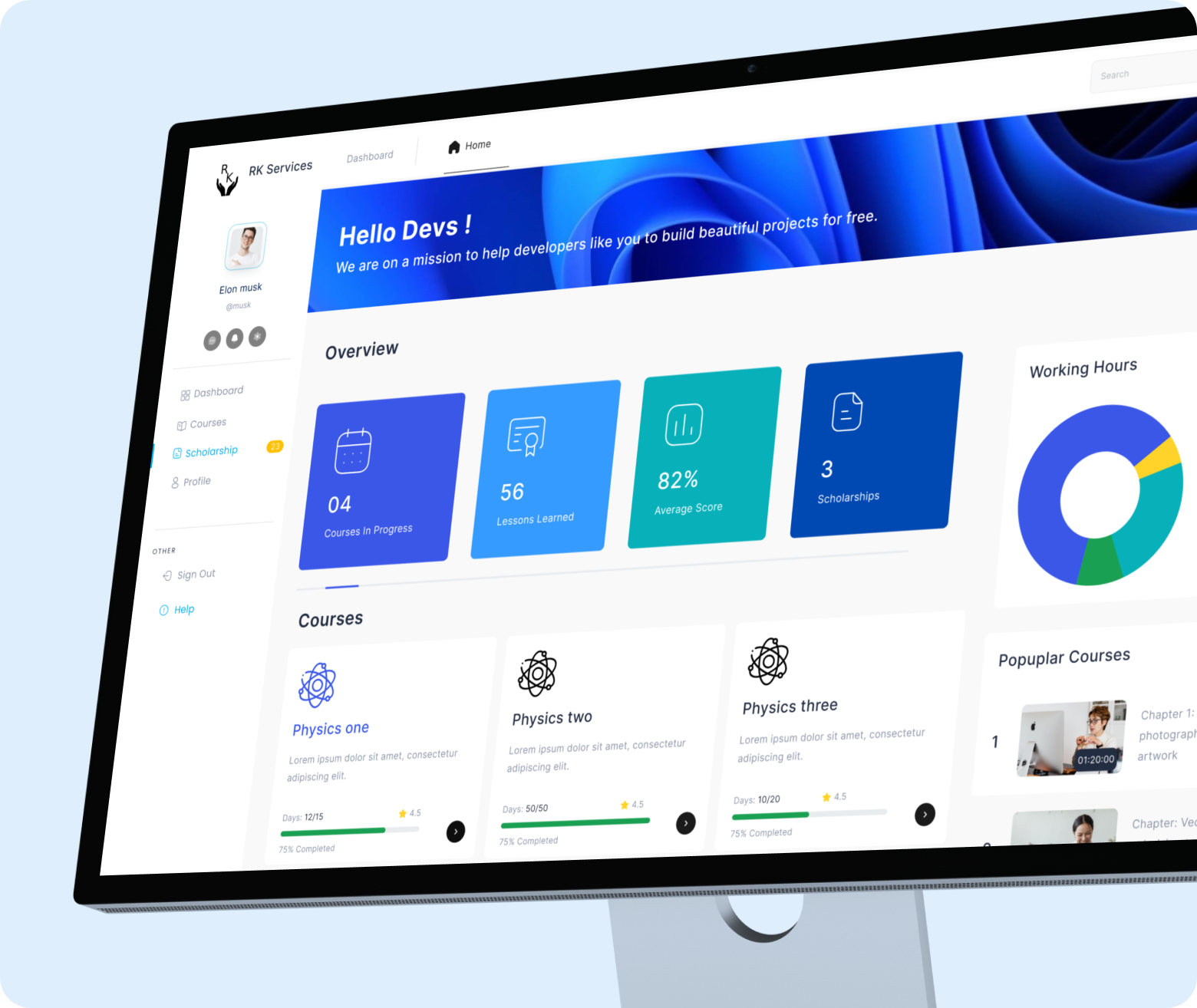 RK Services (RKS) - Design project